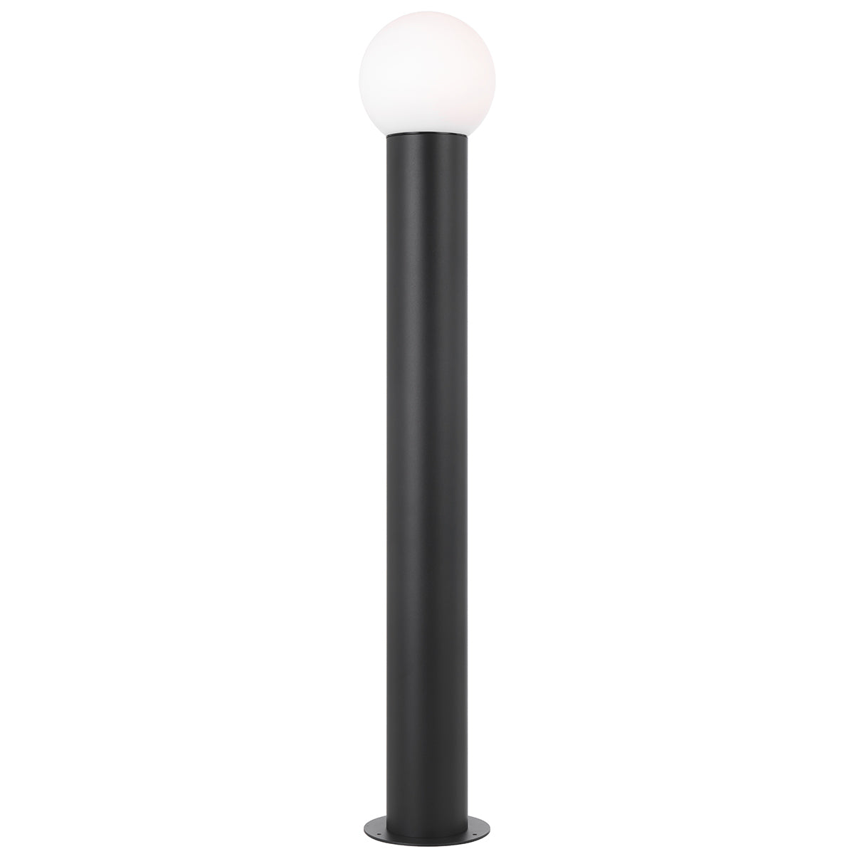 Gorem Outdoor Bollard Light with Opal Globe
