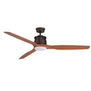 Governor 60" Ceiling Fan with LED Light - Old Bronze/Teak