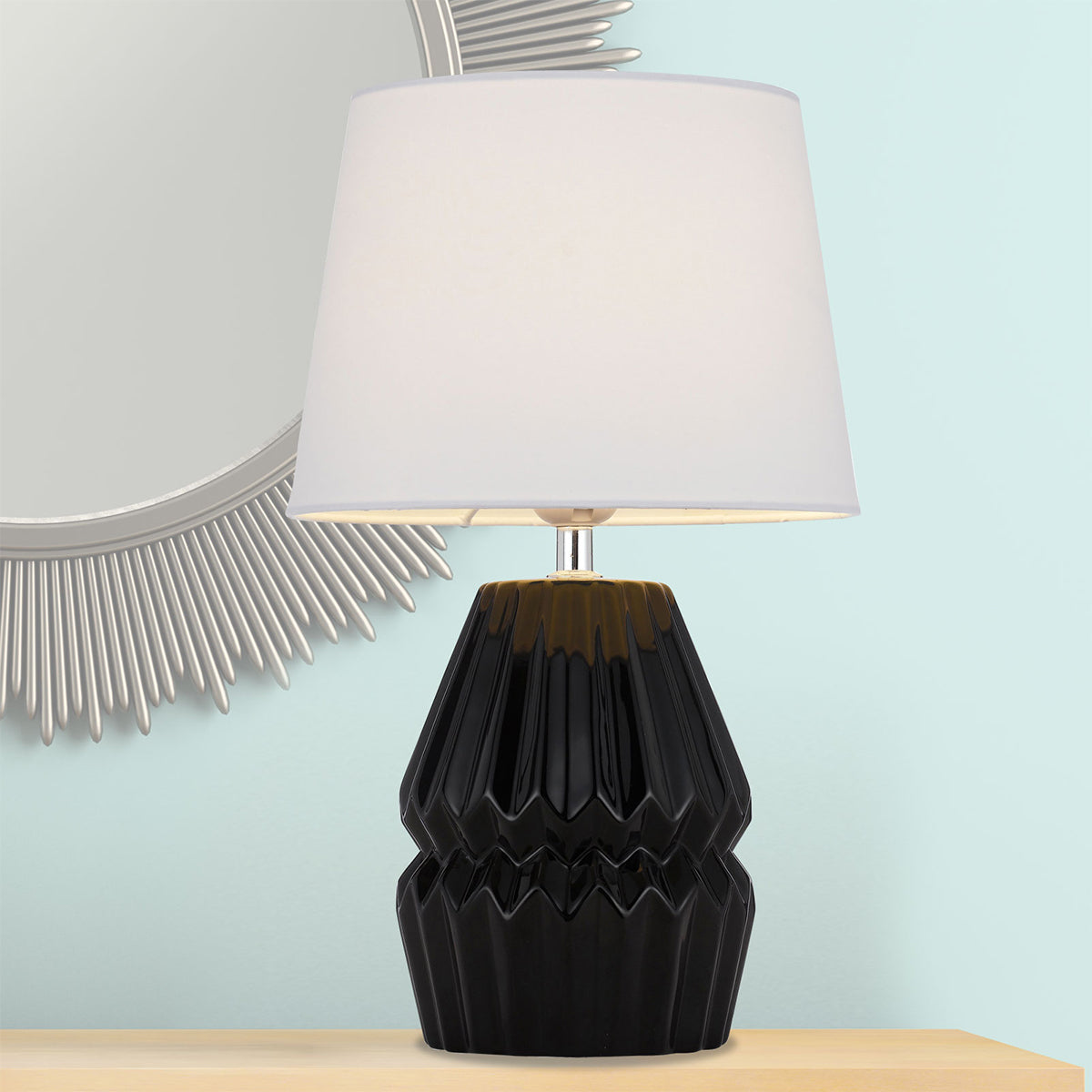 Greet Table Lamp Stacked Ceramic Design
