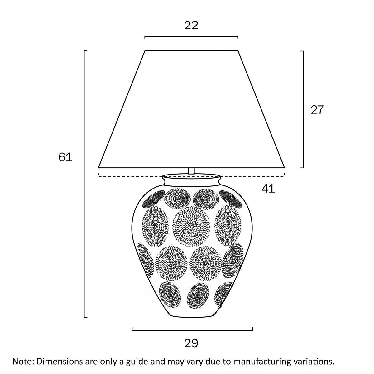 Hannah Ceramic Table Lamp with Coastal Ambiance
