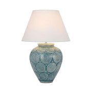 Hannah Ceramic Table Lamp with Coastal Ambiance