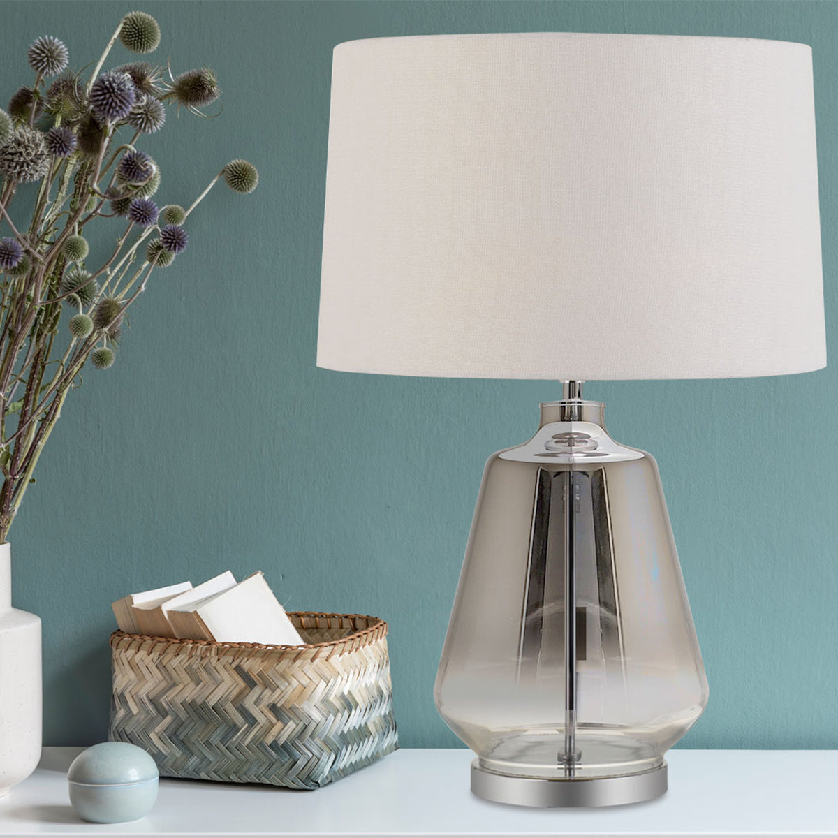 Harper Table Lamp with Inline Switch - Contemporary Style