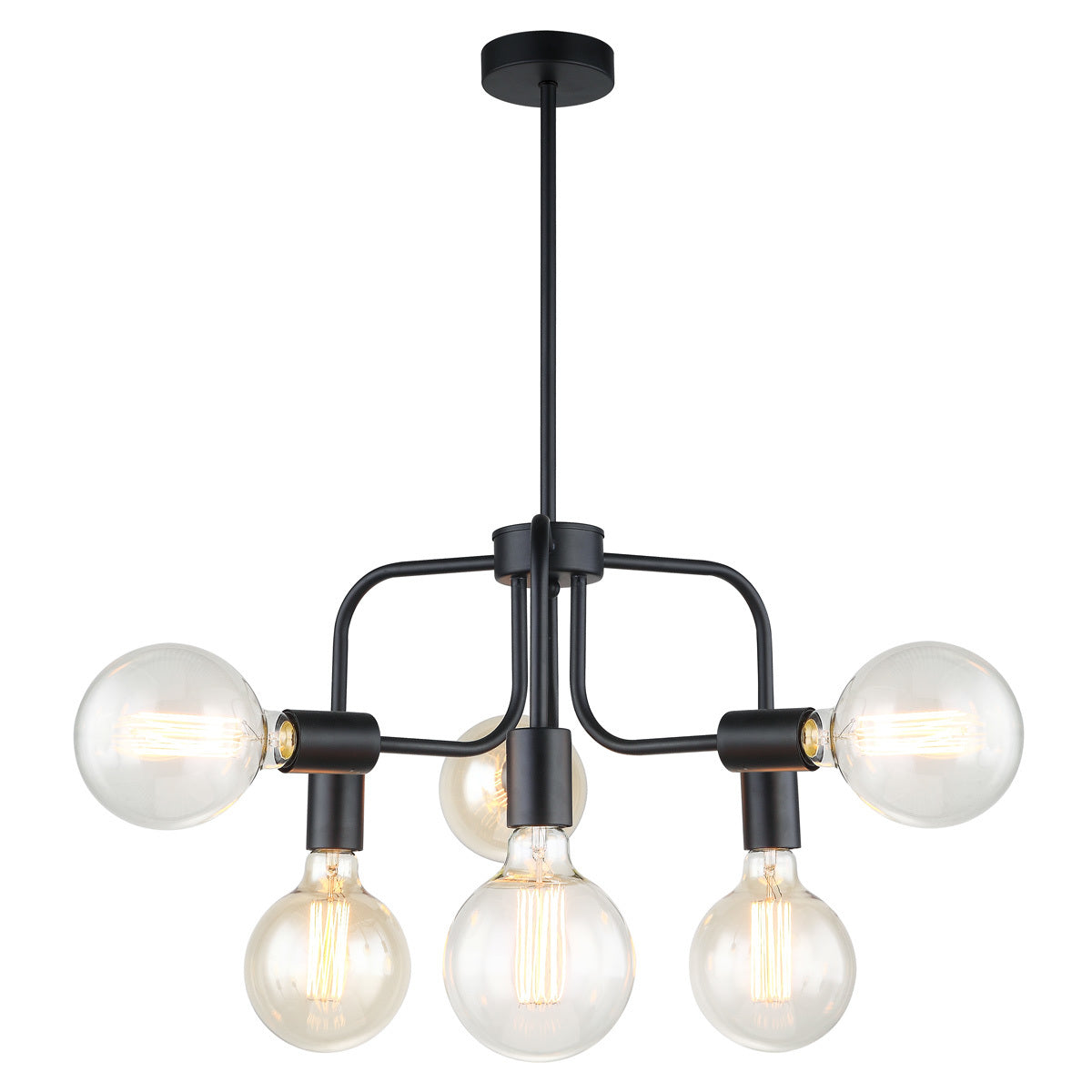 Hexa 6 Light Modern Abstract Pendant Light