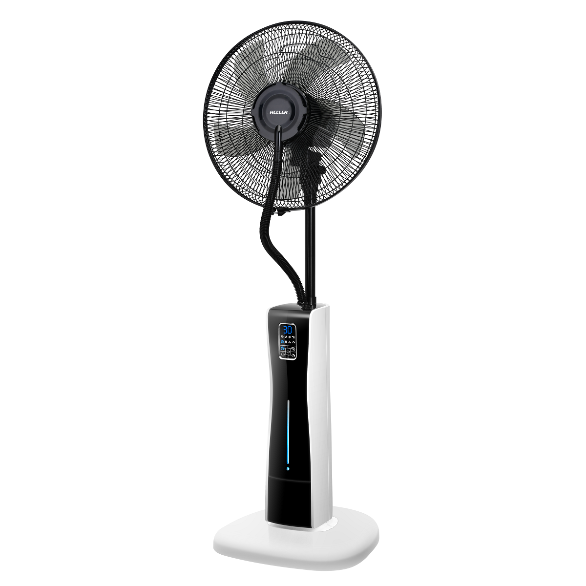 Oscillating Swivel Cooling Misting Pedestal Fan W/ Remote