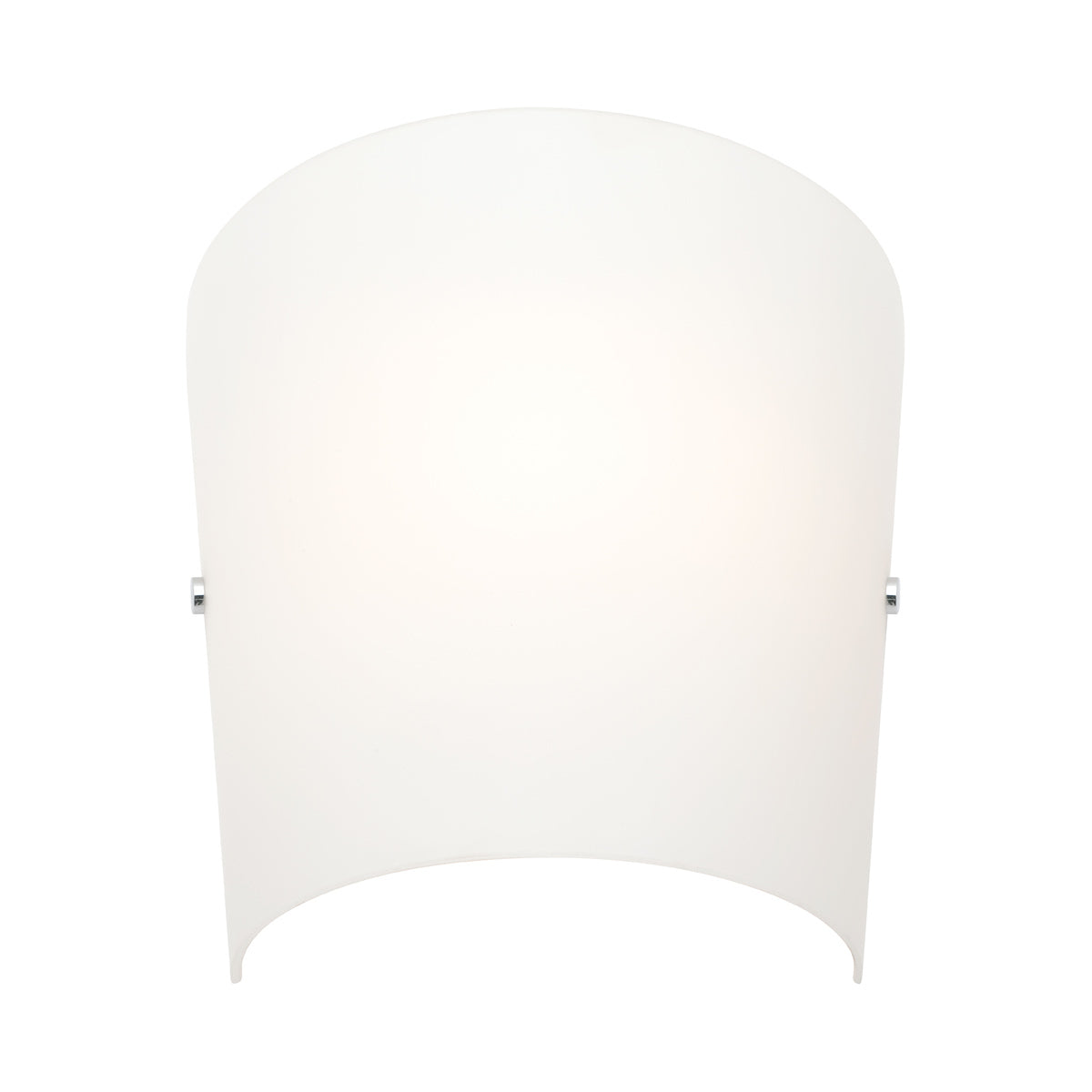 Holly Curved Opal Glass Wall Sconce