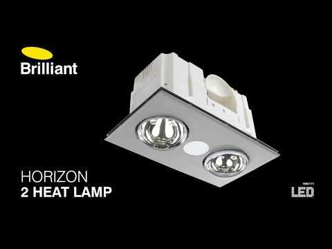 Horizon Duo Bathroom 3 in 1 Heater Exhaust Fan Light