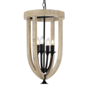 Hosley 4-Light Pendant Light - Elegant Black Iron