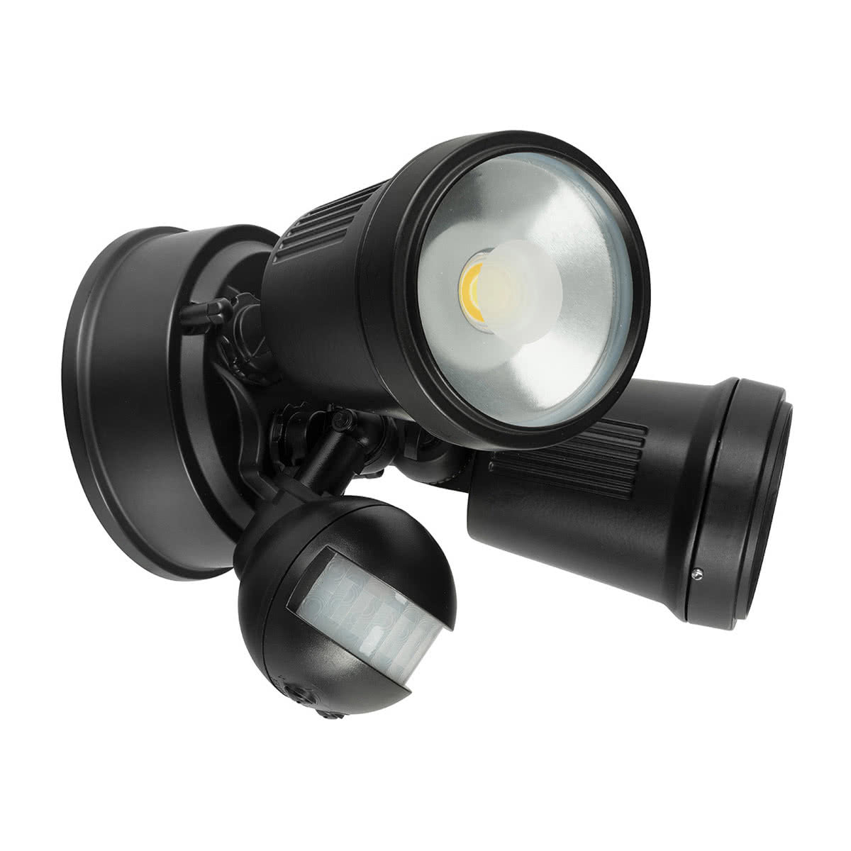 Hunter Trio Outdoor LED Spotlight with Motion Sensor
