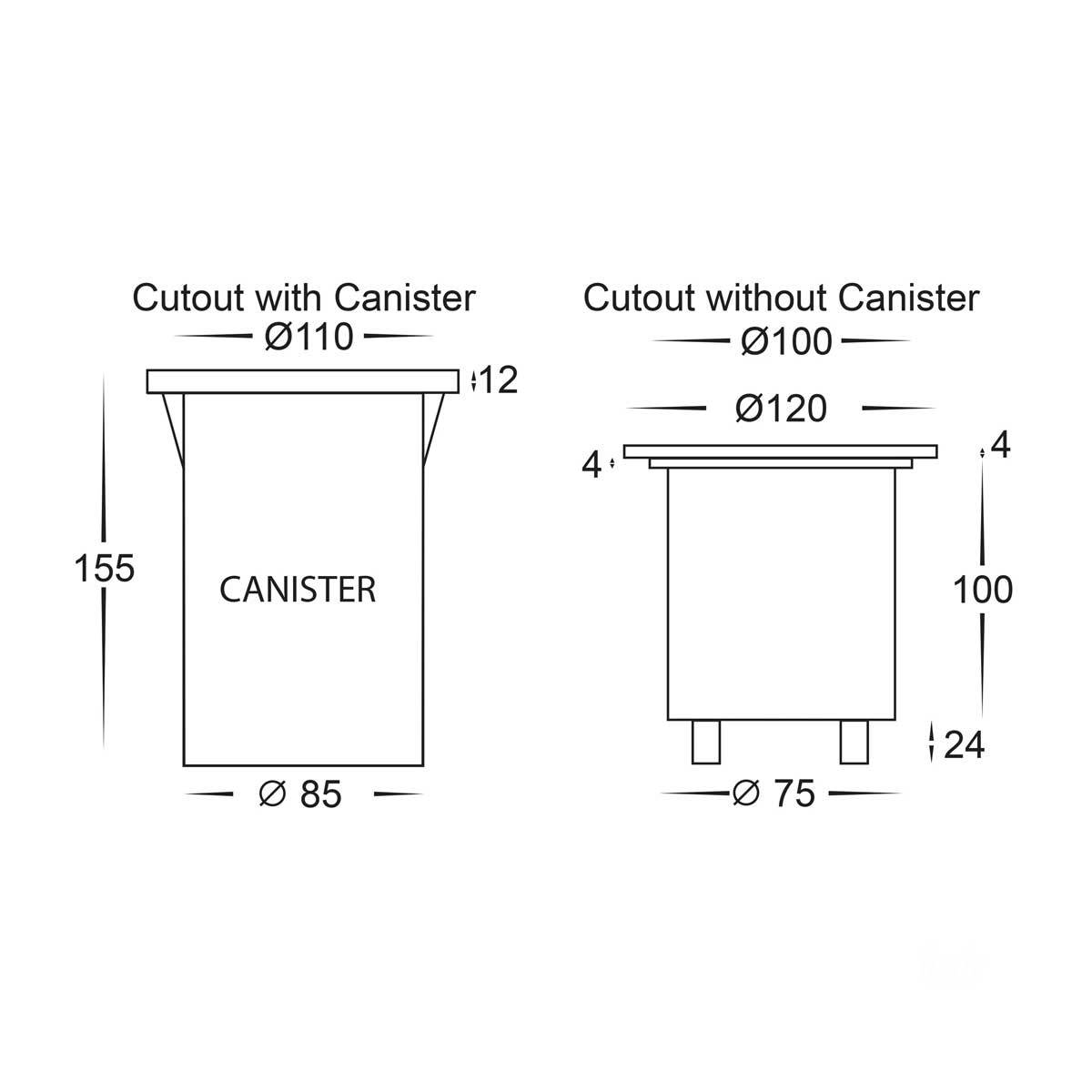 Metro Round Stainless Steel Inground Lights