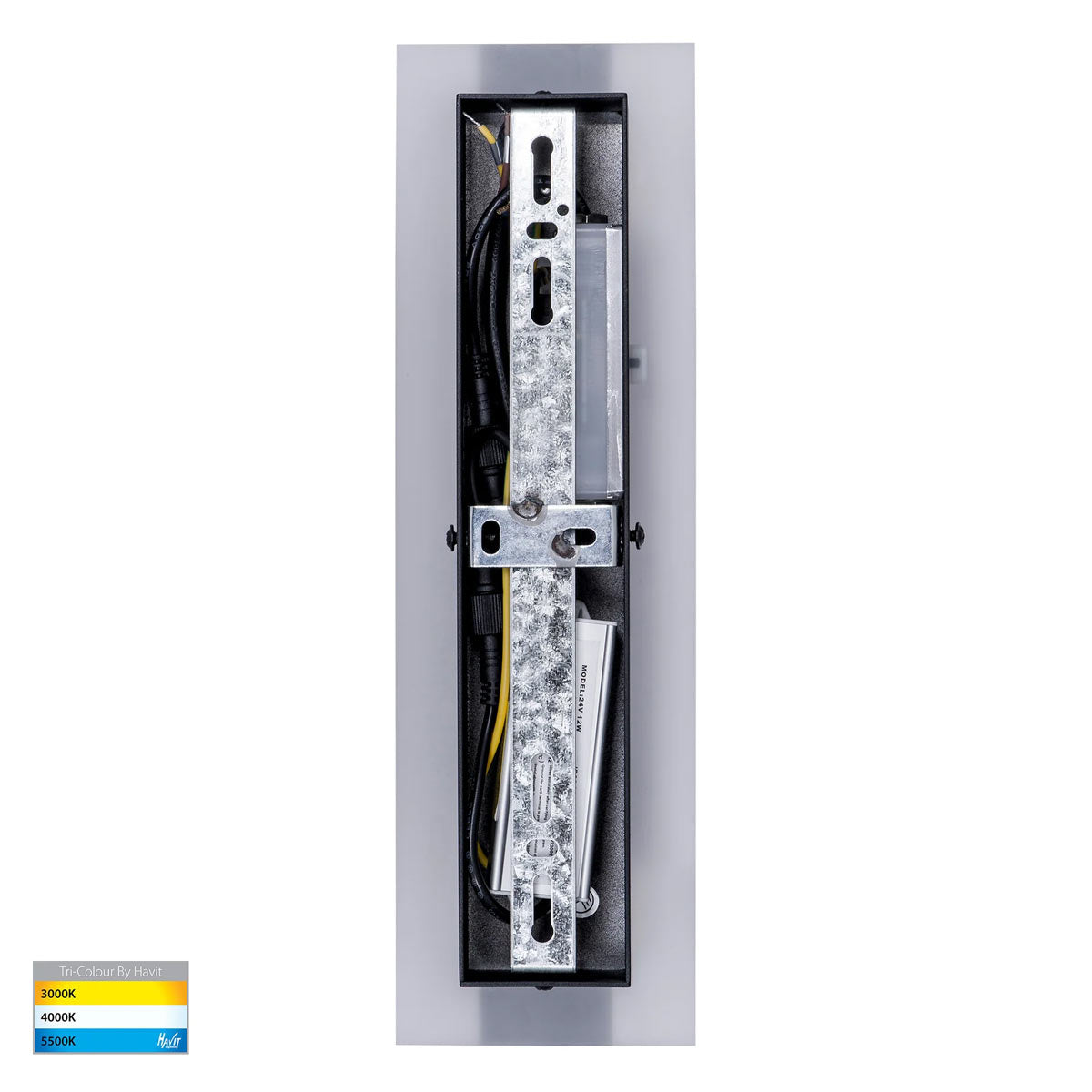 Barline Rectangle LED Wall Light - Aluminium