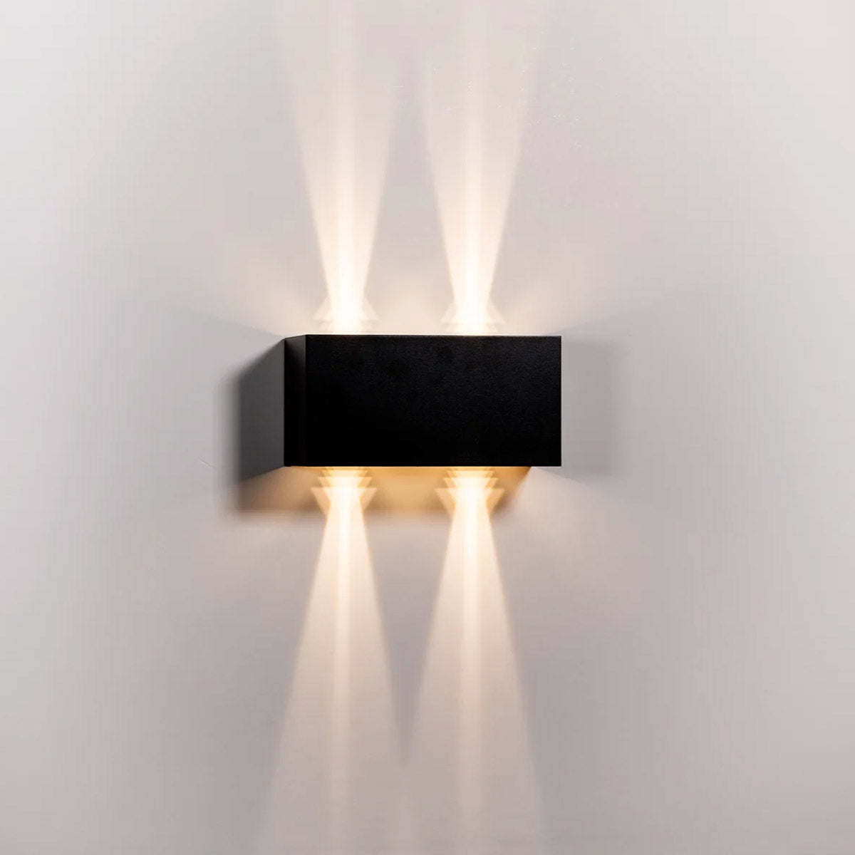 Versa Rectangle LED Tri Colour Adjustable Up & Down Outdoor Wall Light