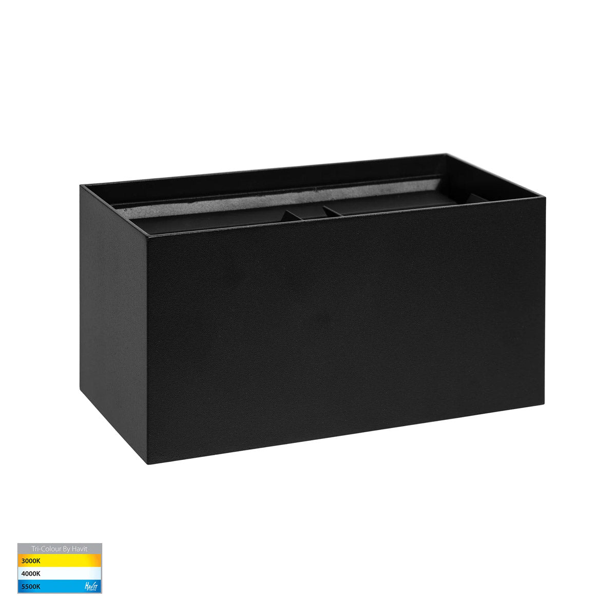 Versa Rectangle LED Tri Colour Adjustable Up & Down Outdoor Wall Light