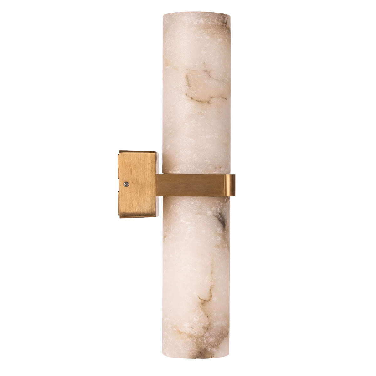 Albast Up & Down Wall Light with Alabaster Glass