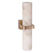 Albast Up & Down Wall Light with Alabaster Glass