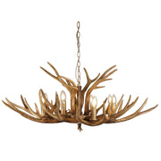 Hyort Wooden Antler Pendant Light with 8 Lights