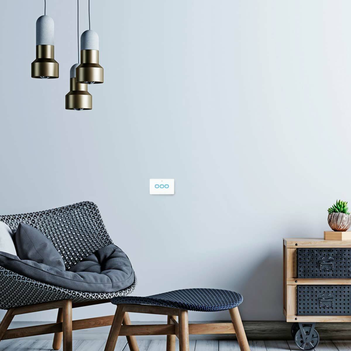 Ikuu Smart Isaac 3 Gang Wall Switch