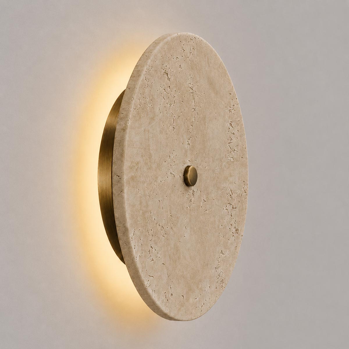 Illios Stonos Travertine or Marble LED Wall Light