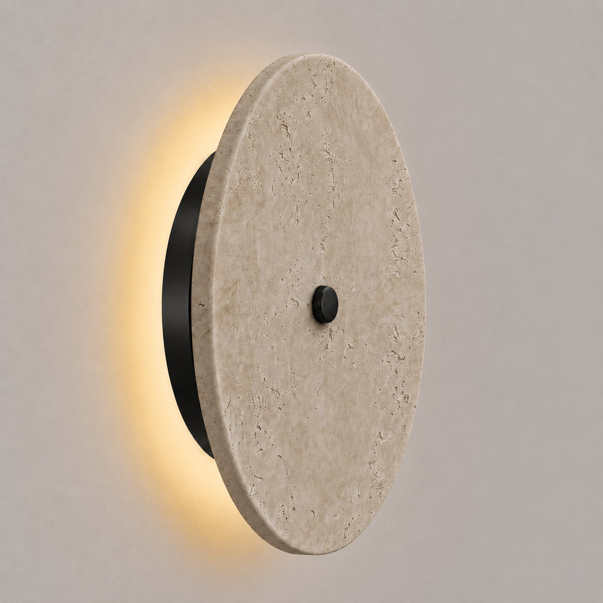 Illios Stonos Travertine or Marble LED Wall Light
