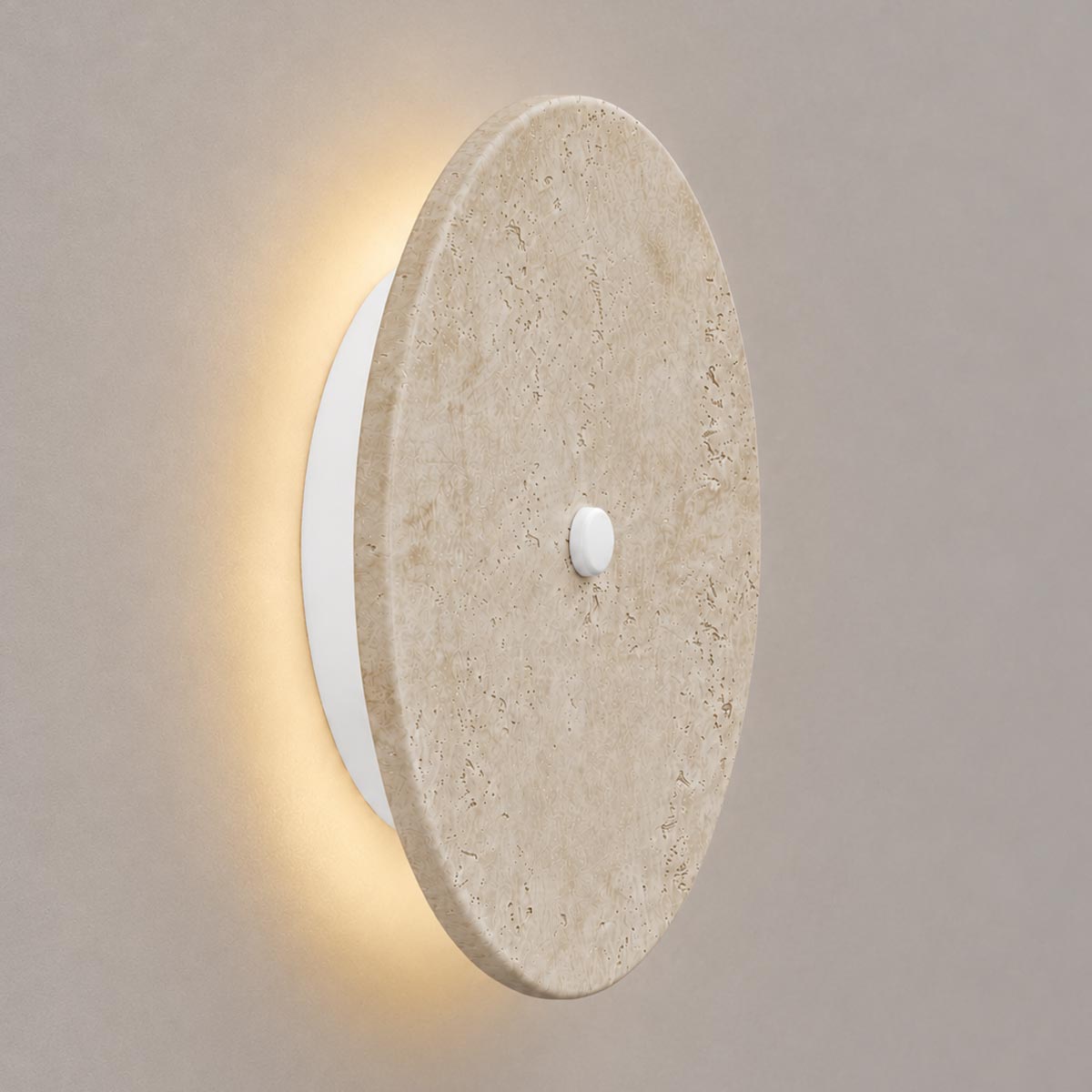 Illios Stonos Travertine or Marble LED Wall Light