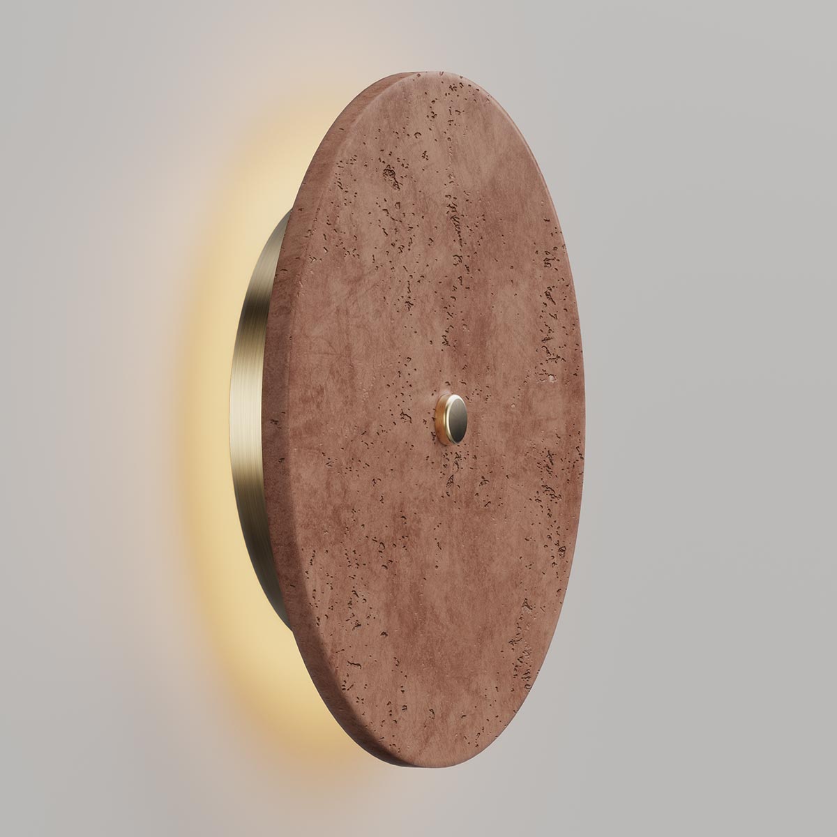 Illios Stonos Travertine or Marble LED Wall Light