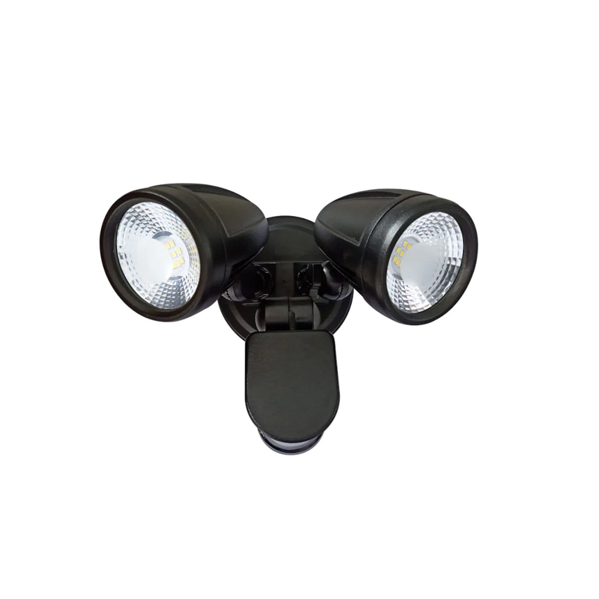 Illume Aluminium Twin 20W LED Exterior Spotlight with Sensor