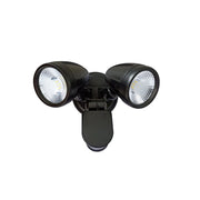 Illume Aluminium Twin 20W LED Exterior Spotlight with Sensor