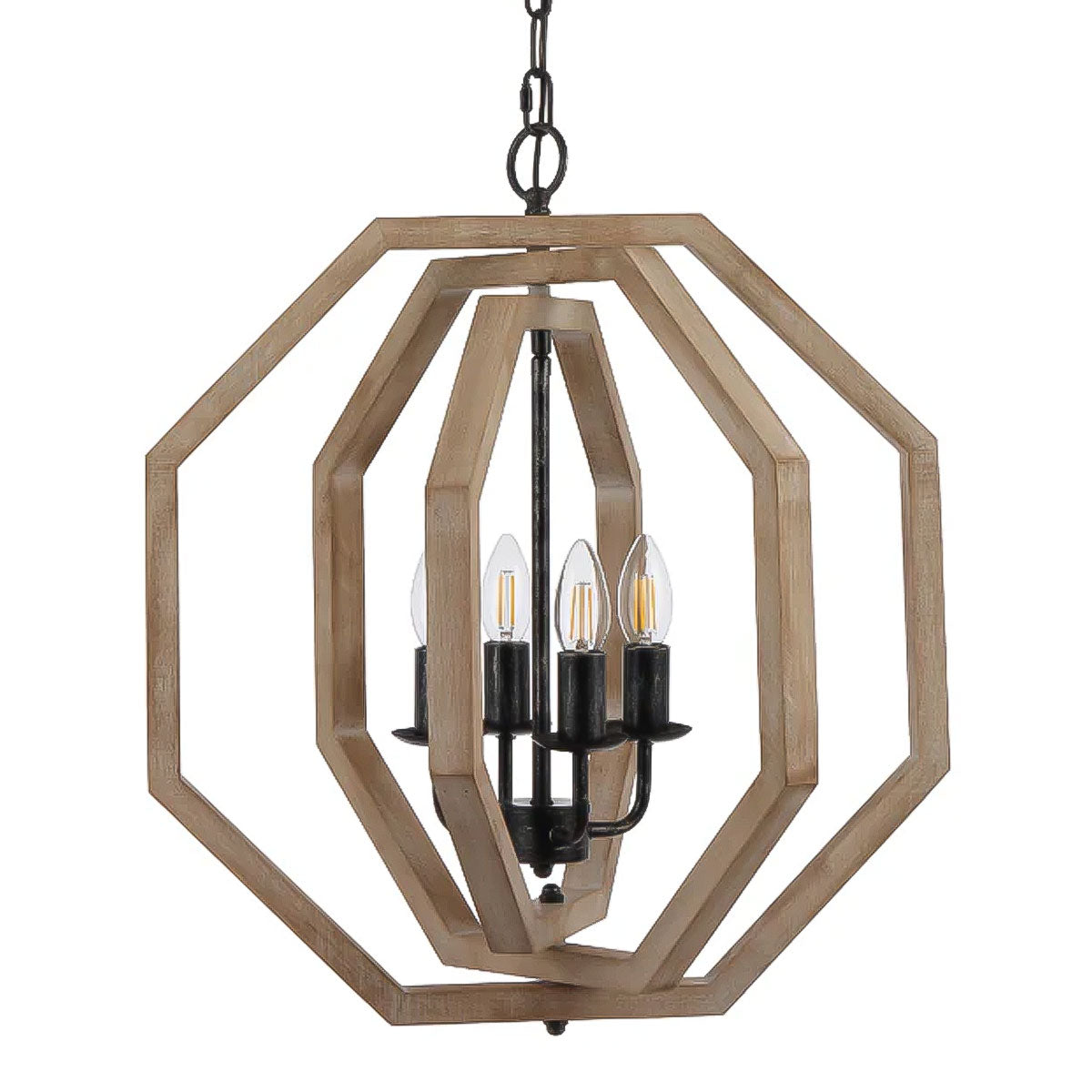 Indio 4-Light Pendant Light with Adjustable Frame