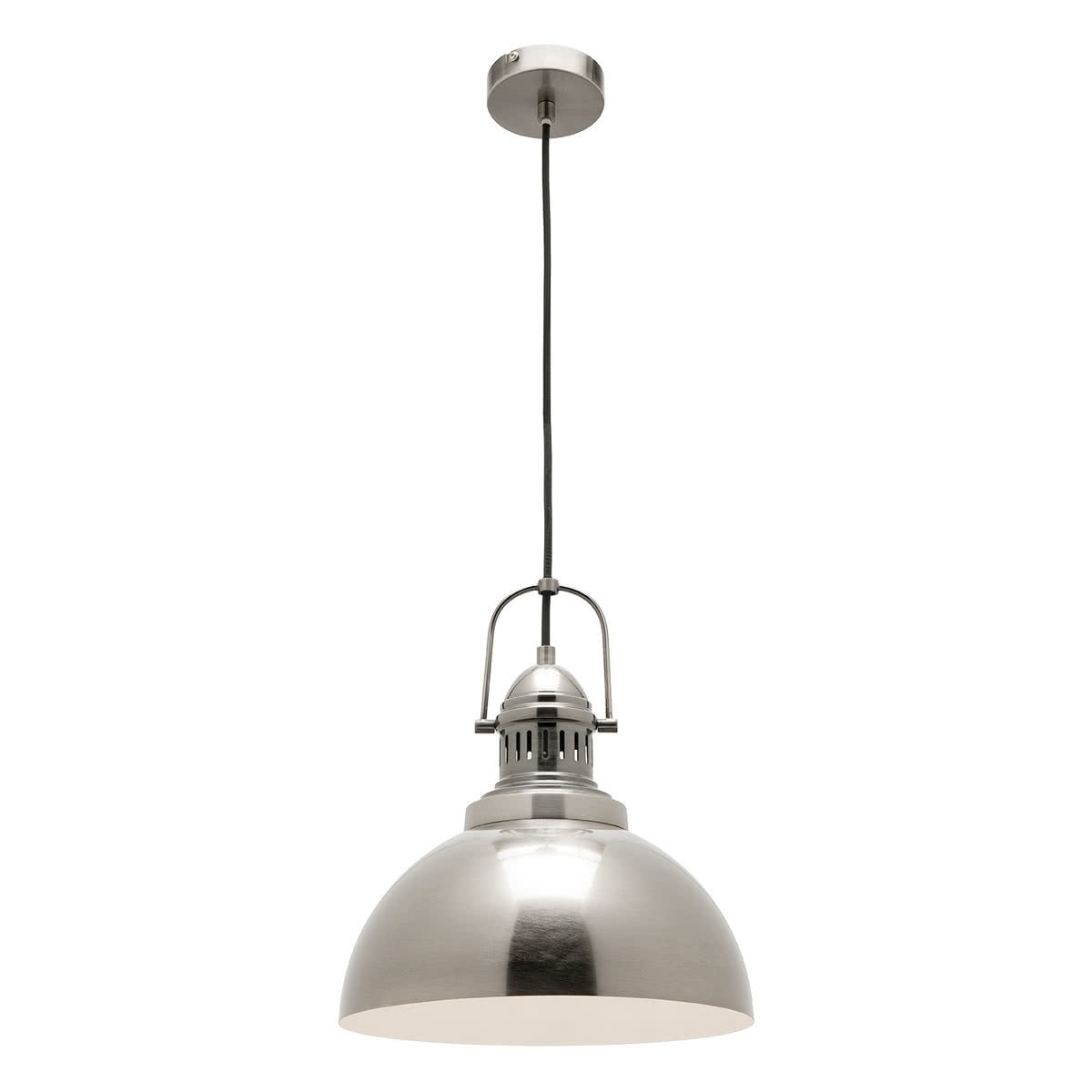 Industry Antique Silver Pendant Light