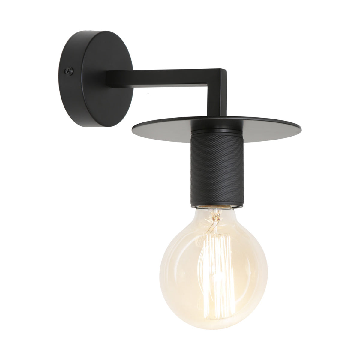 Inka Single Wall Light with Exposed Bulb