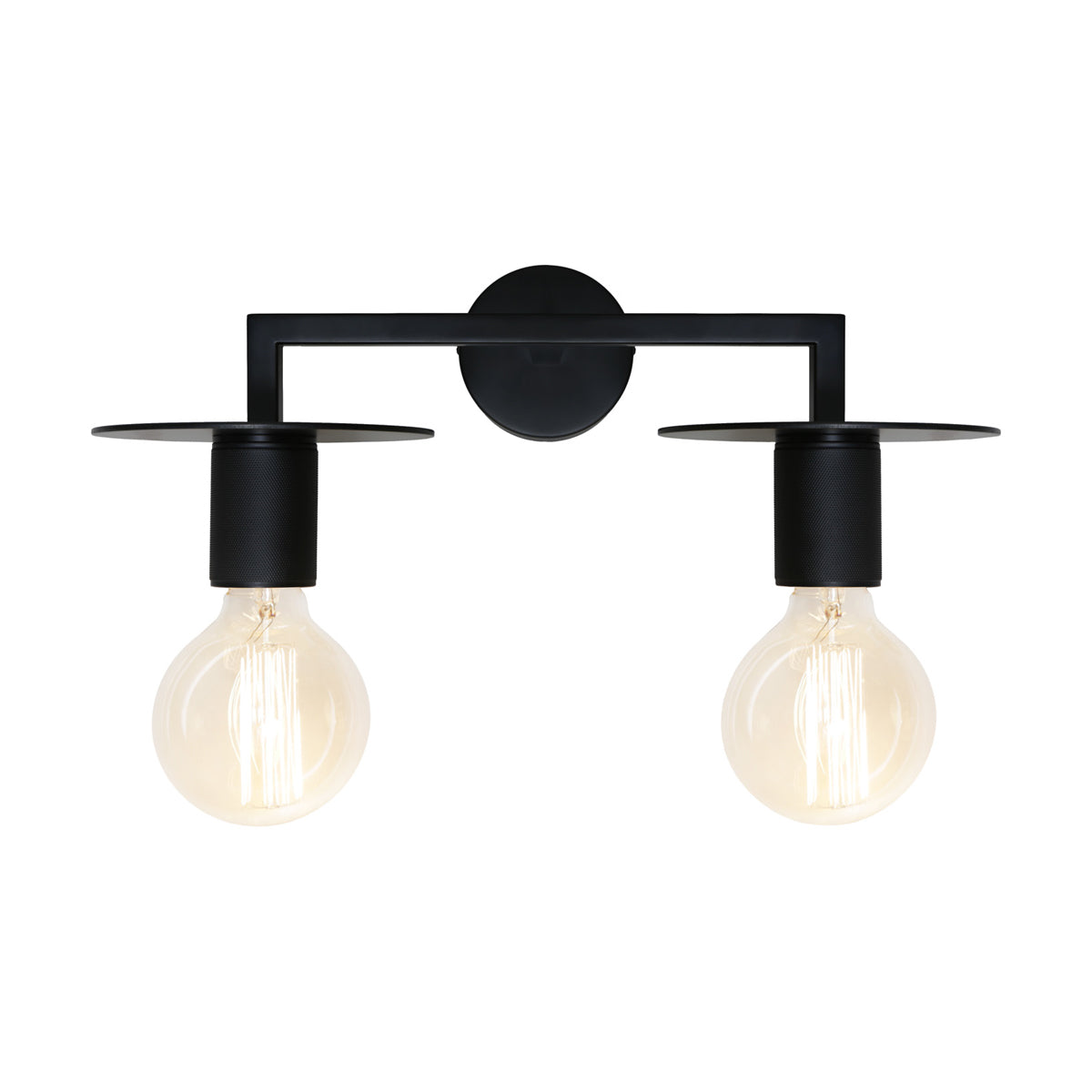 Inka Twin Wall Light with Exposed Bulbs