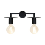 Inka Twin Wall Light with Exposed Bulbs