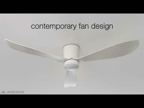 Instinct 54" Low Profile DC Ceiling Fan with LED Light & Remote