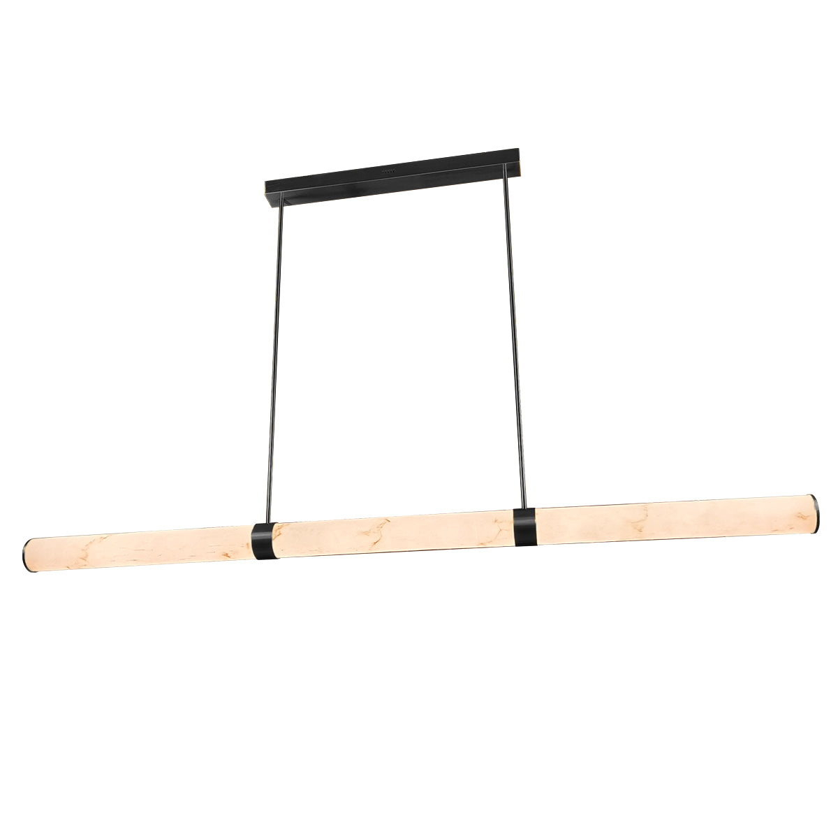 Isabella Linear Pendant Light - 1200mm - Alabaster Stone