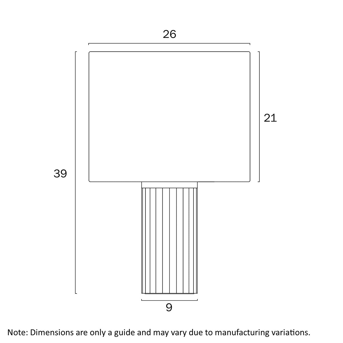 Jacona 25W Table Lamp - Minimalist Pine Timber