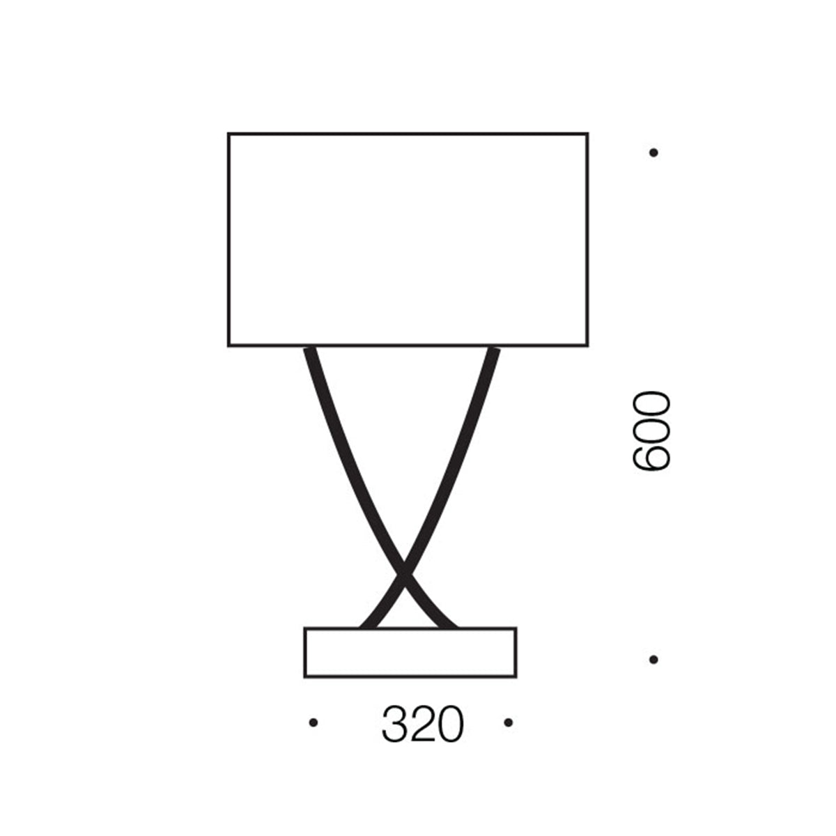 Jasmine Table Lamp with Inline Switch