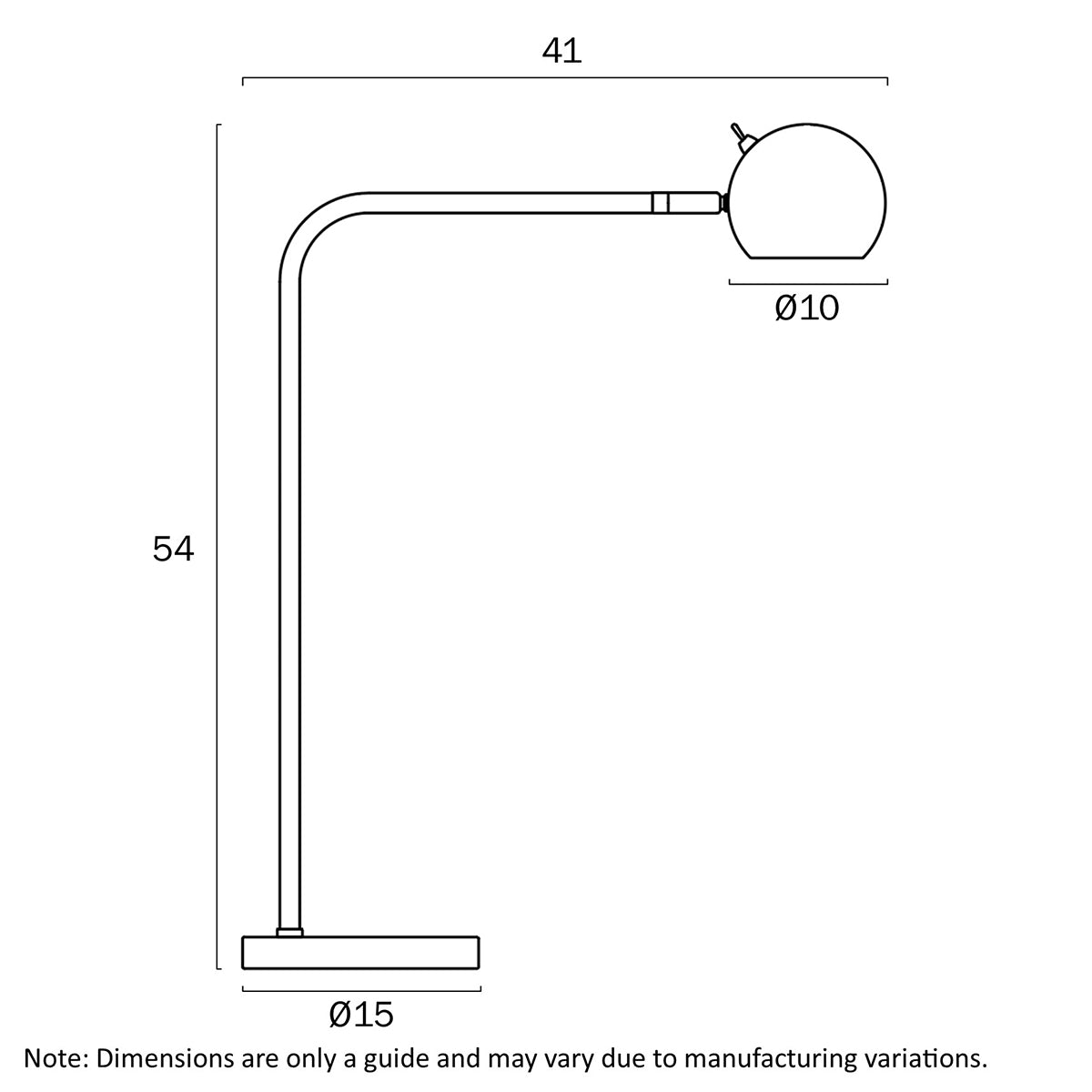 Jeremy 9W Contemporary Table Lamp with Adjustable Head