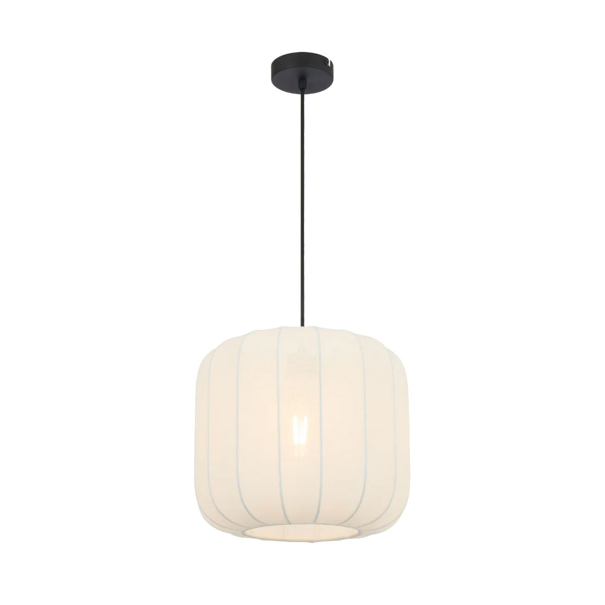 Jonsel 30cm Large Fabric Pendant Light - Modern Design