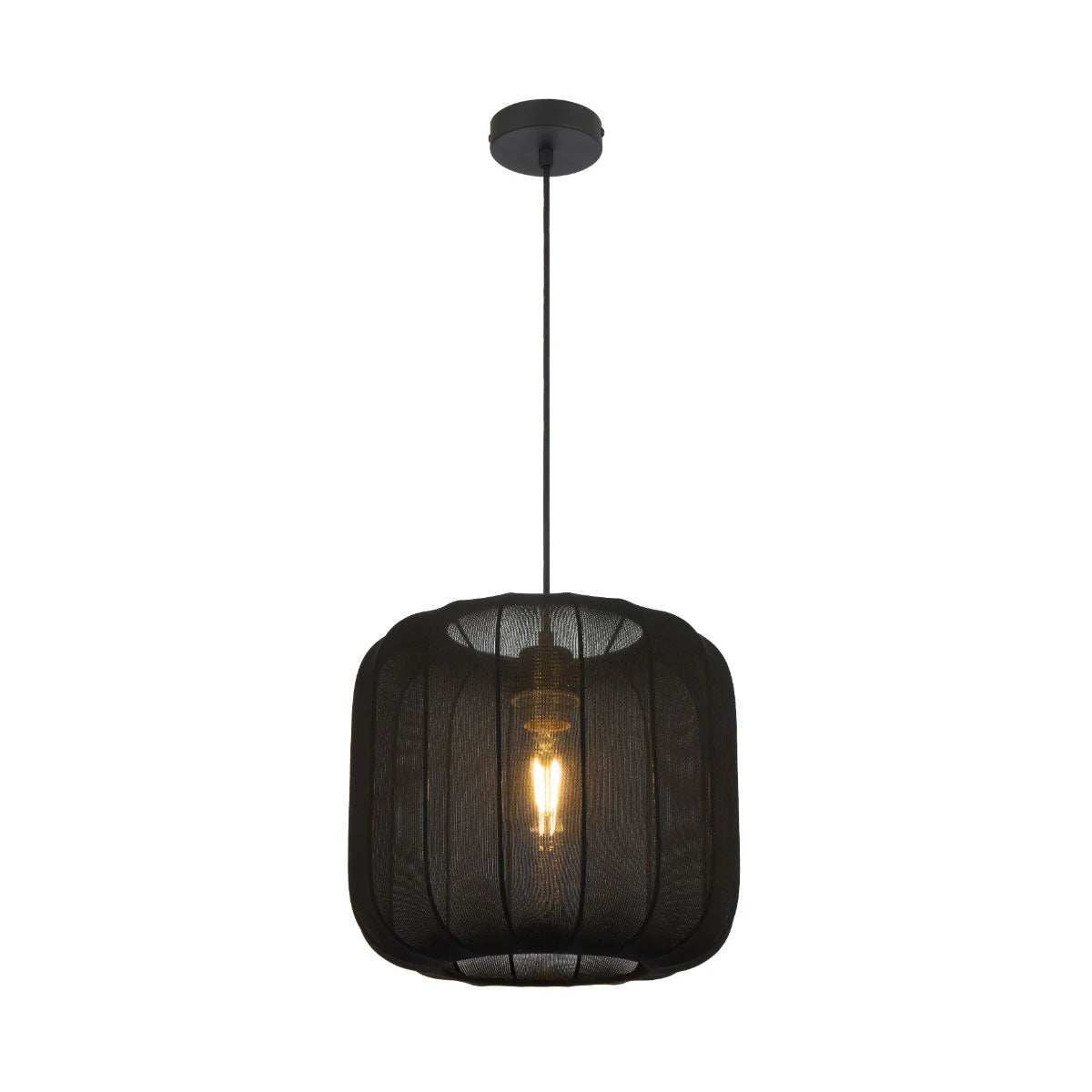 Jonsel 30cm Large Fabric Pendant Light - Modern Design