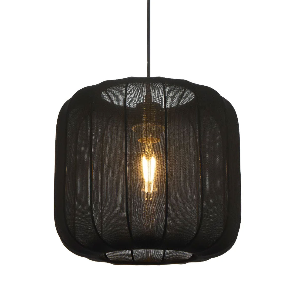 Jonsel 30cm Large Fabric Pendant Light - Modern Design