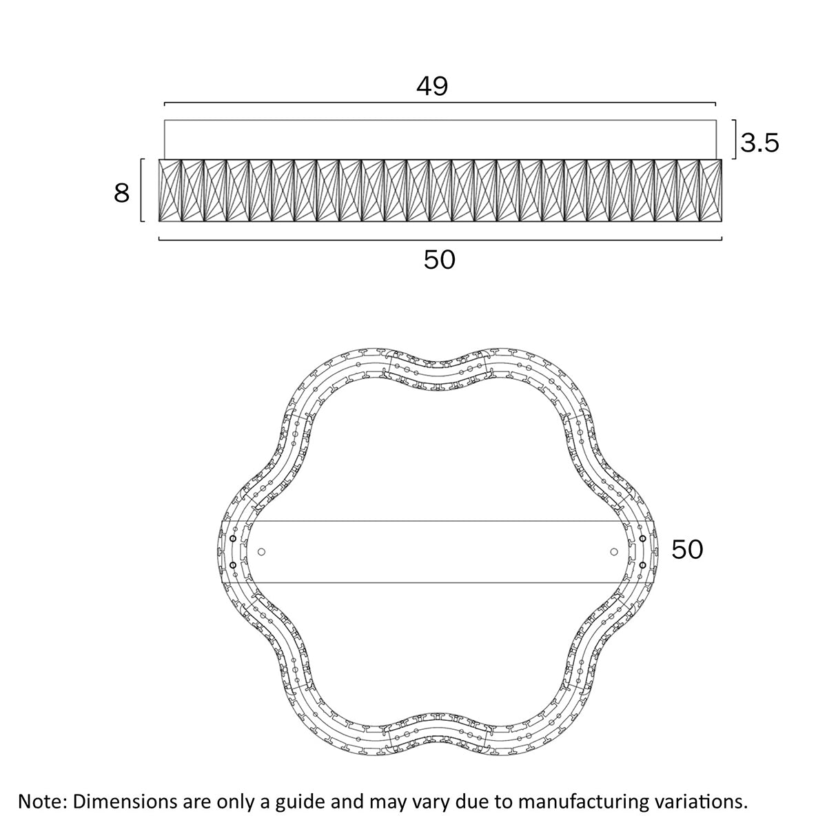 Jura 400mm CTC LED Light with Dimmable Options