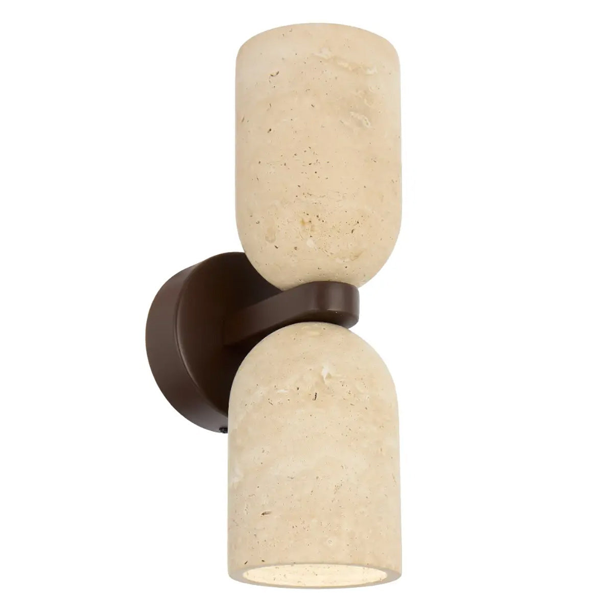 Kario Travertine Up & Down Wall Light