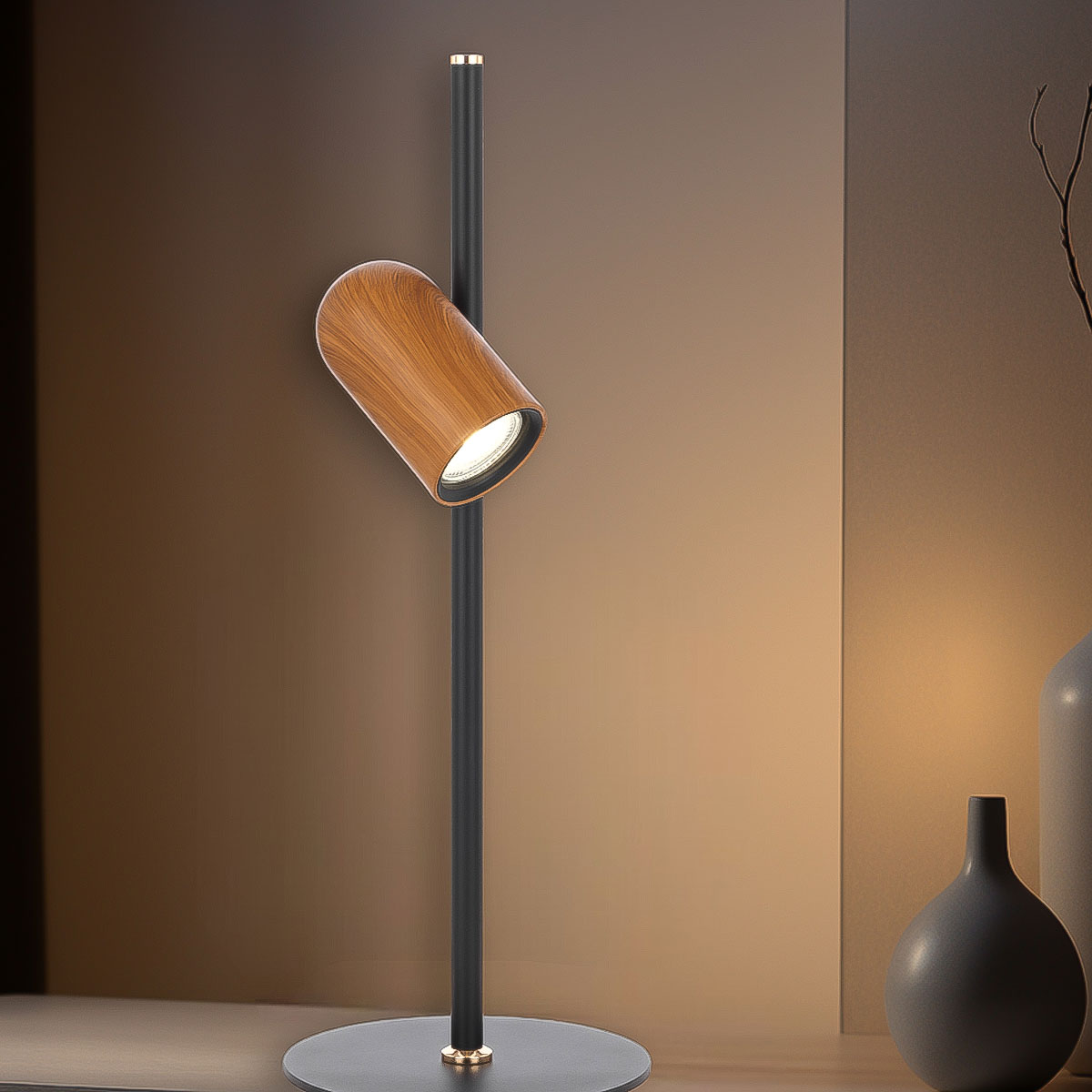 Kindle One Light Table Lamp with Adjustable Shade