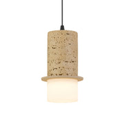 Kolisa 1 Light  Travertine Look LED Pendant