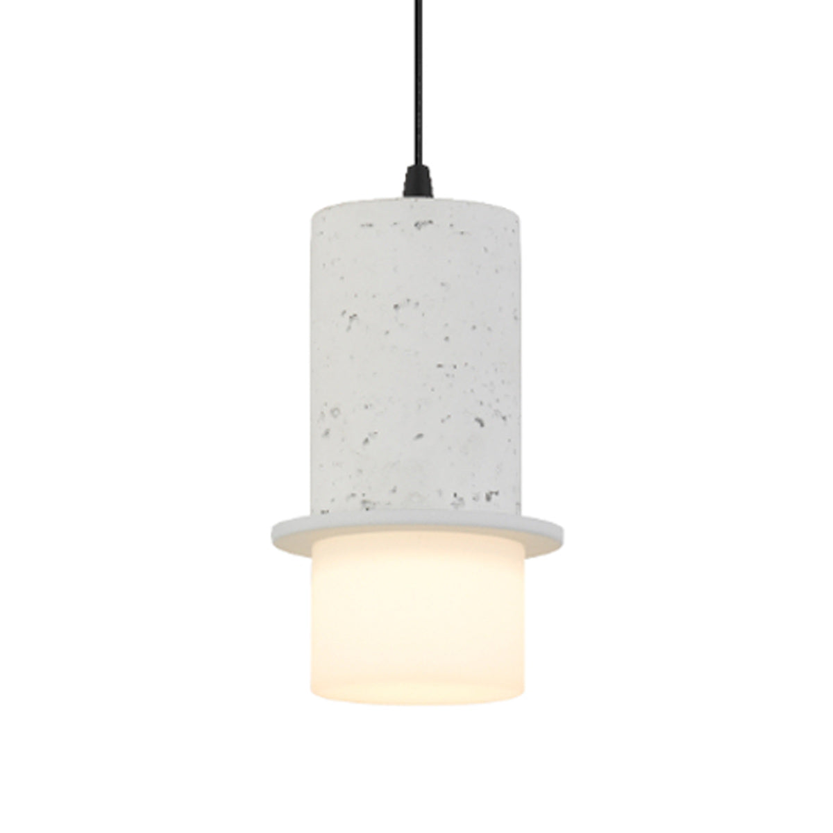 Kolisa 1 Light  Travertine Look LED Pendant
