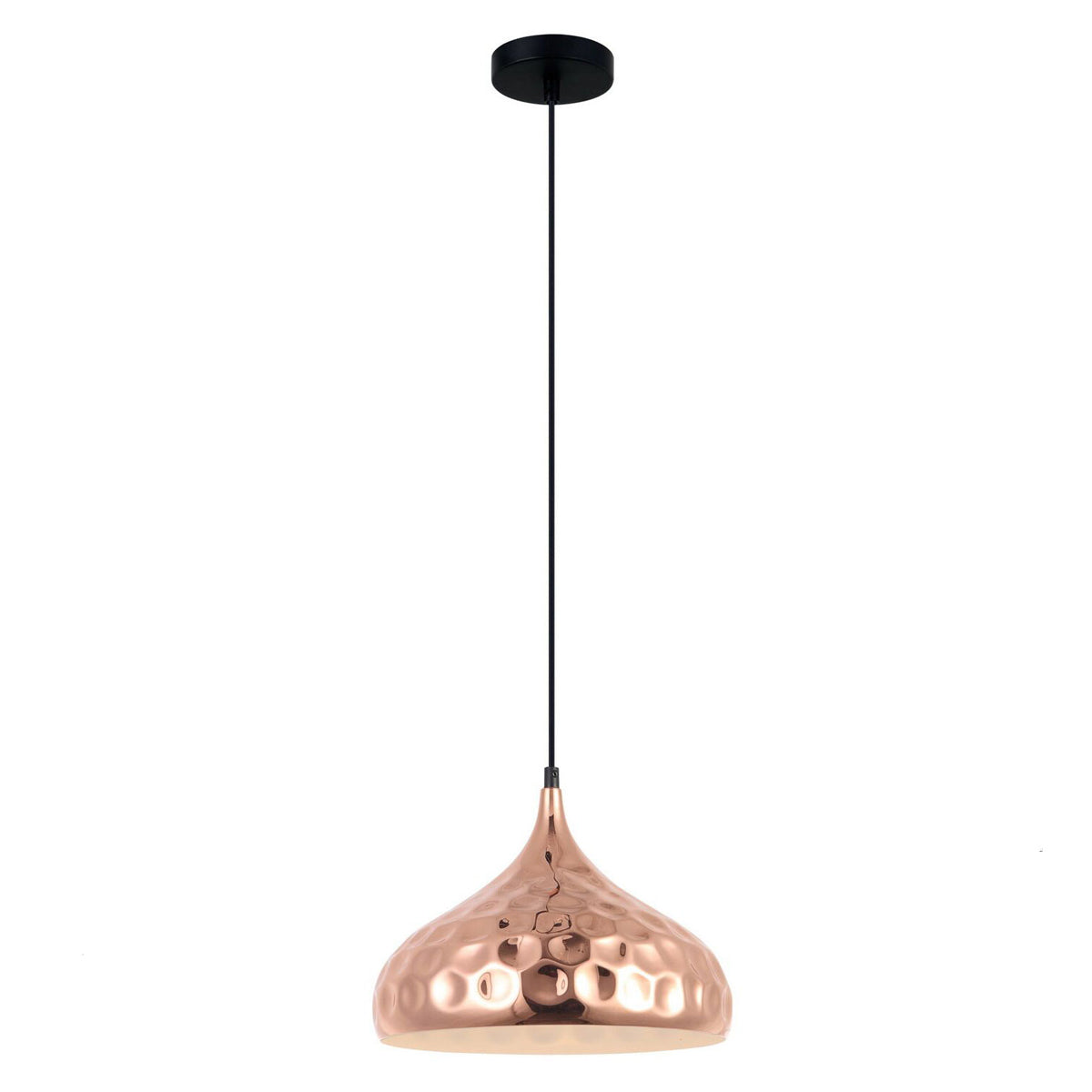 Koper Copper Dome Metal Pendant Light