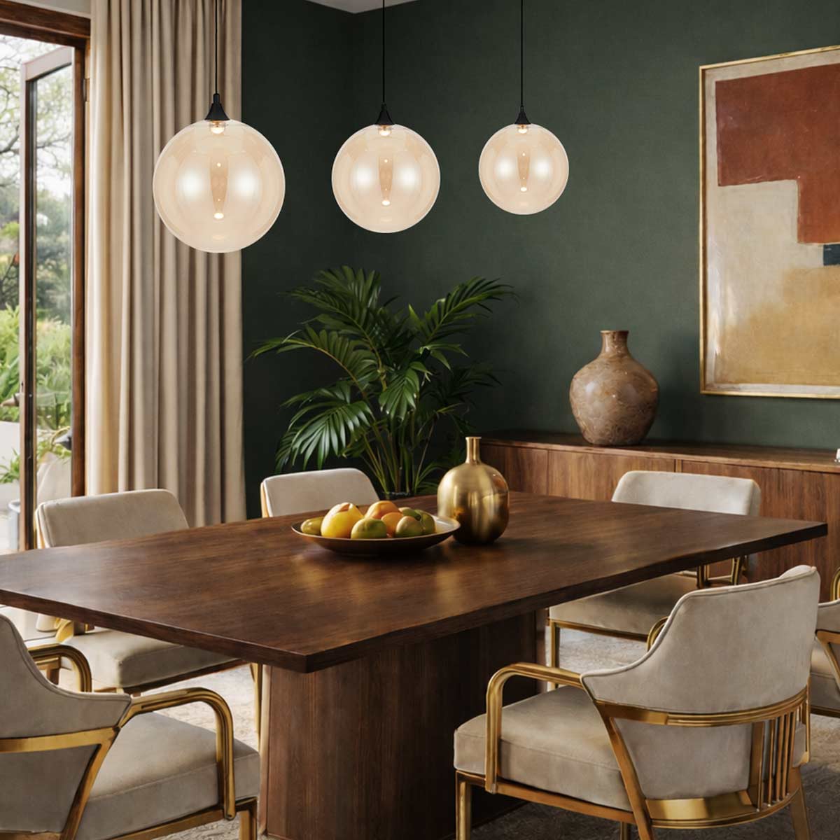 Kupla Glass Sphere LED Pendant Light