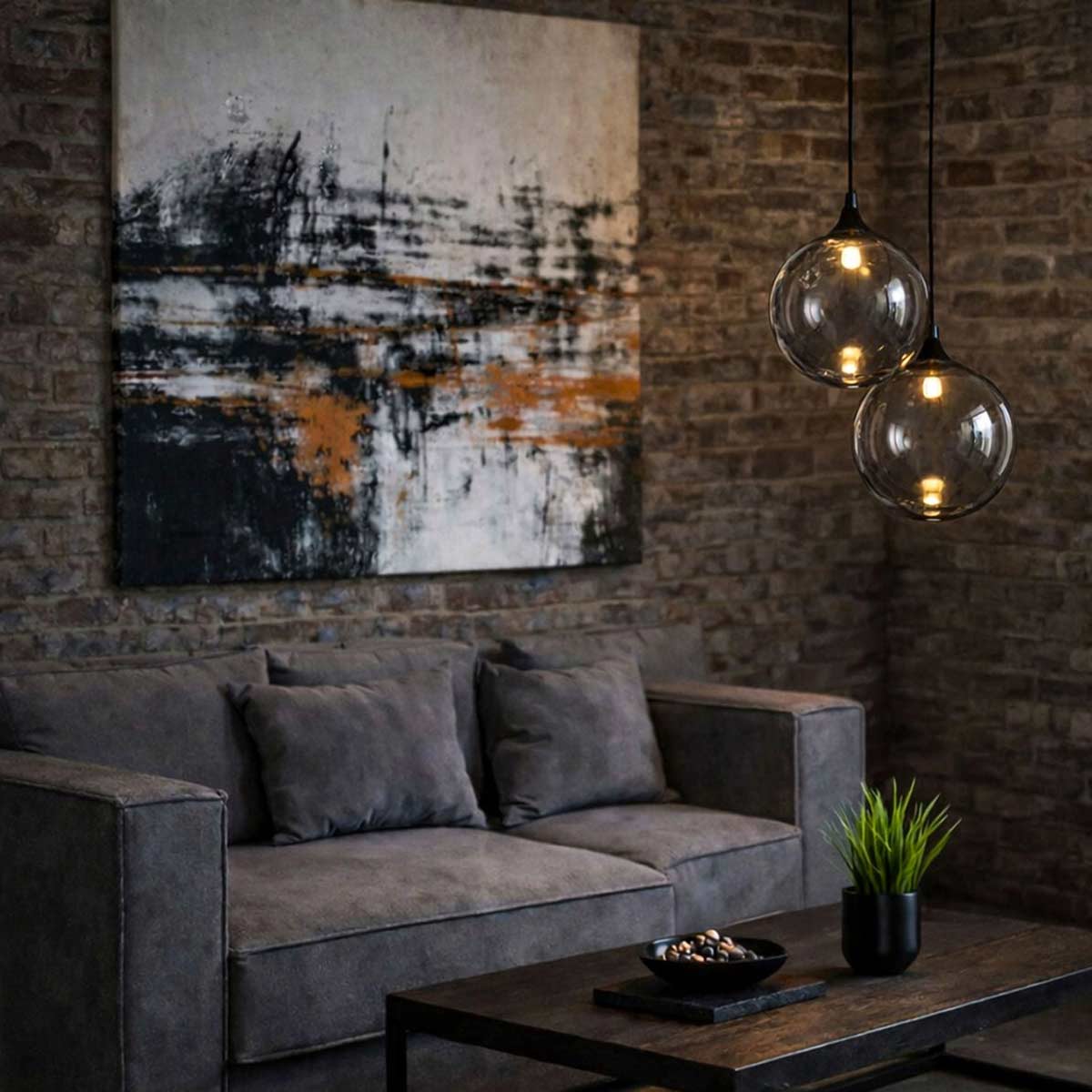 Kupla Glass Sphere LED Pendant Light