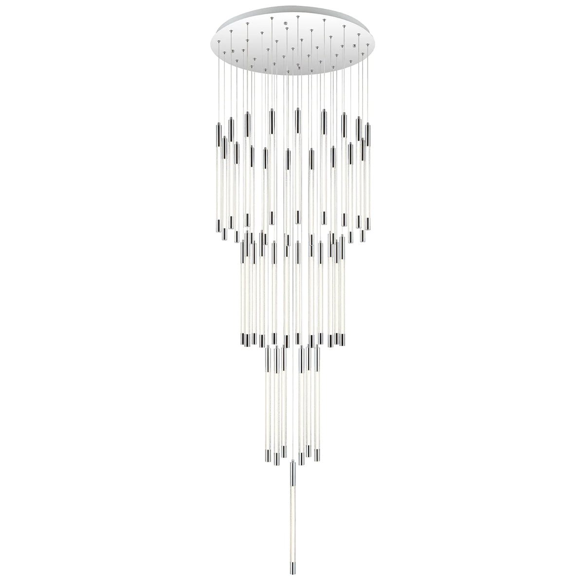 Kurtz 37 Light LED Pendant - Sleek Chrome Design