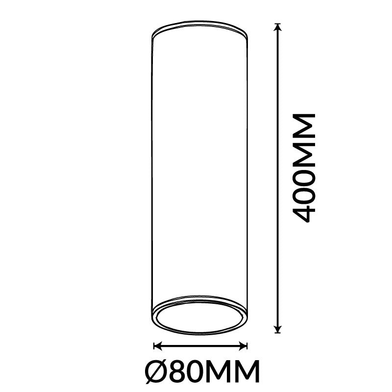 Vella Long 15W LED Surface Mounted Downlight