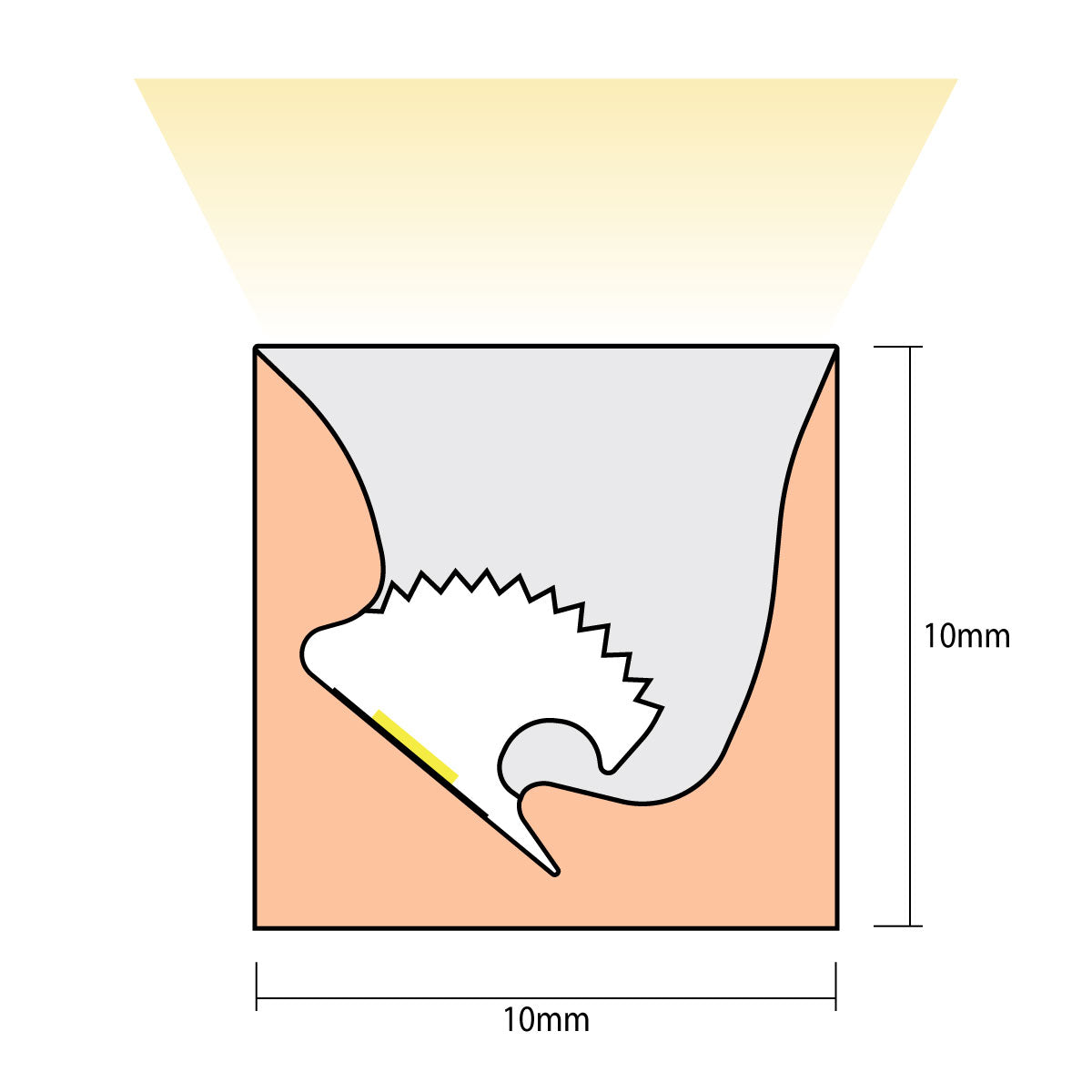 NEOS-10 10W Dual Bend Neon Flex